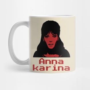 Anna karina---pixel art Mug